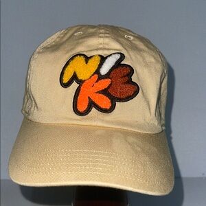 Nike Beige Cap with Multicolor Logo